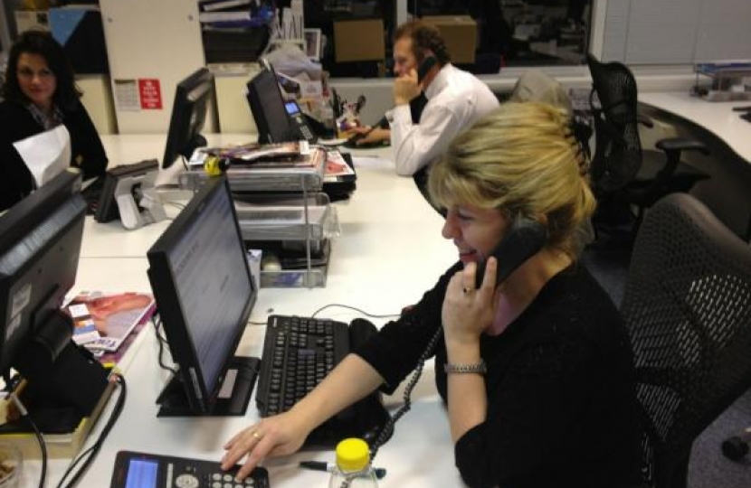 Telephone Canvassing with the team