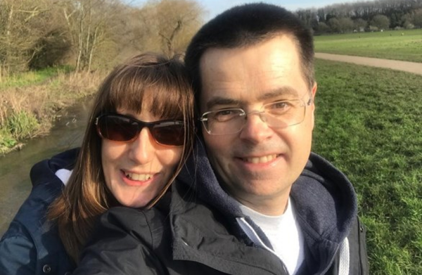 Cathy and James Brokenshire