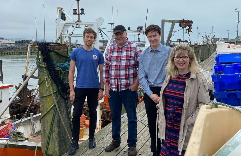 Maria Caulfield, MP for Lewes, thrilled to announce increased fishing opportunities worth £750 million.