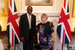 Maria Caulfield MP with Cllr Sam Adeniji