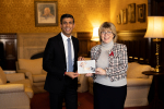 Maria Caulfield MP and Prime Minister - Christmas Card Competition 2022
