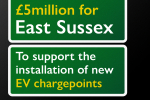 Graphic showing £5 million for East Sussex