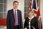 Maria Caulfield MP and Chancellor Jeremy Hunt MP