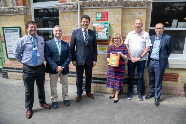 Maria Caulfield, MP for Lewes, welcomes £1 million fund to increase defibrillators